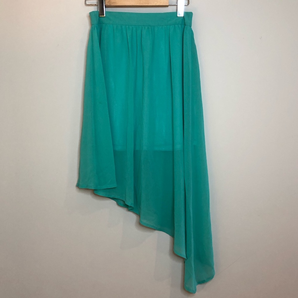 Chiffon Skirt - teal/aqua colour